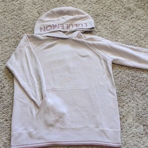 Lululemon Women's Pink Sweater with Hood